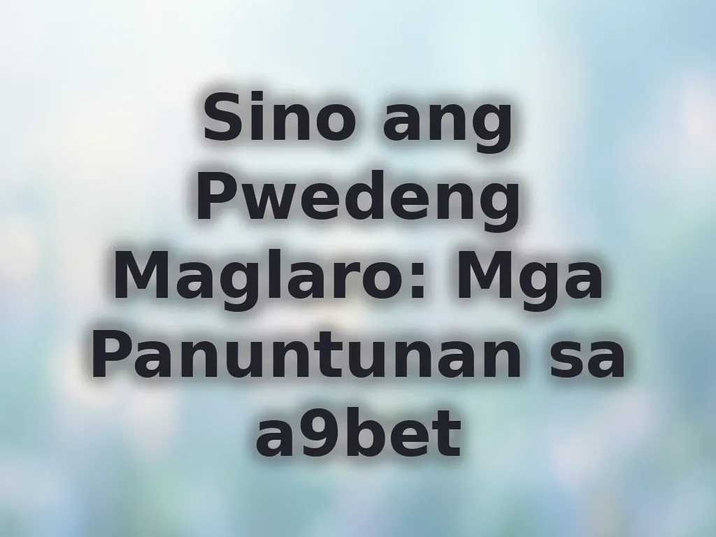 Eligibility rules Philippines